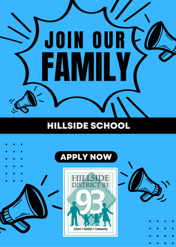 Join our Family Hillside School Open Positions 